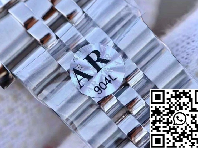 36mm AR Rolex White Dial Factory 116234 Datejust Enamel 1203